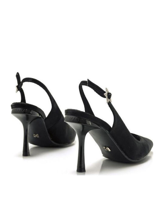 Pantofi cu toc cu Toc Stiletto & Curea Negre