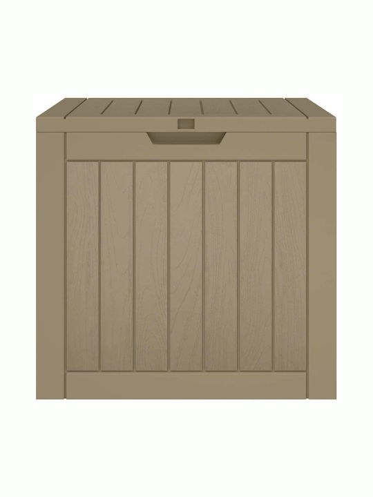 vidaXL Outdoor Storage Box 118lt Brown L55.5xW43xH53cm