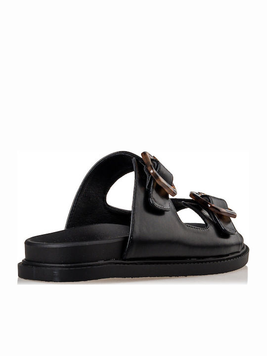 Women's Flat Sandals in Black Color Regular Fit
