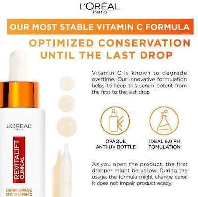 L'Oreal Paris Revitalift Clinical Vitamin C Σετ Περιποίησης με Κρέμα Προσώπου και Serum