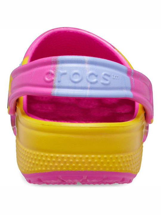 Classic Ombre Clog Παιδικά Ανατομικά Σαμπό Θαλάσσης Φούξια