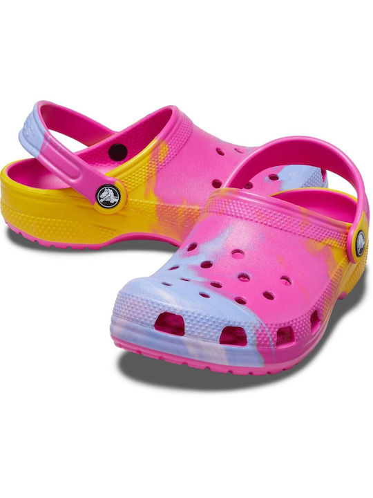 Classic Ombre Clog Παιδικά Ανατομικά Σαμπό Θαλάσσης Φούξια