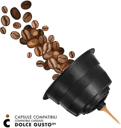 IL Caffe Italiano Κάψουλες Espresso Roma Συμβατές με Μηχανή Dolce Gusto 16caps