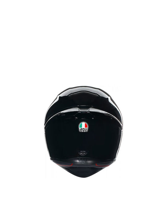 AGV K1 S Gloss Black Каска За Мотор Full Face ECE 22.06 1550гр с Pinlock