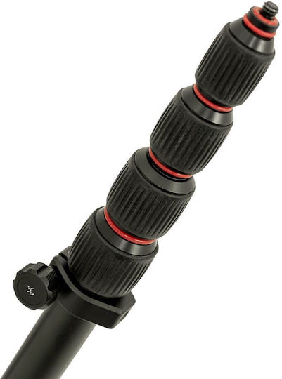 Bushman Panoramic Bushman Panoramic Monopod V Pro aus Aluminium mit Dreibeinigem Sockel mit Kugelförmiger Kopf
