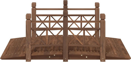 vidaXL Διακοσμητική Γέφυρα Κήπου Ξύλινη 150x67x56cm 150x67x56εκ. 363360