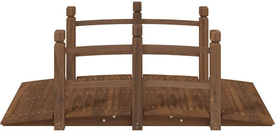 vidaXL Dekorative Brücke für den Garten Holz 150x67x56cm 150cmx67cmx56cm 363356