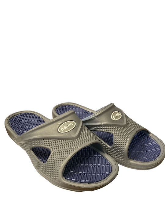 Men's Slides Gray