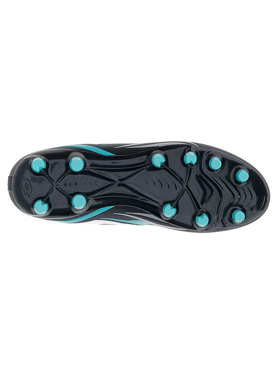 Lotto Low Football Shoes FG with Cleats Turquoise