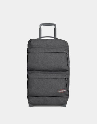 Eastpak Double Tranverz S Cabin Travel Suitcase Fabric DarkGray with 4 Wheels Height 51cm.