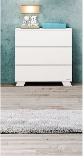 Casababy La Maison Nursery Furniture Set with Bed & Nursery Drawer White / Beige