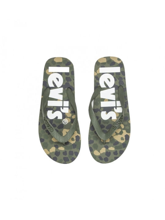 Slapi Bărbați Flip Flops Kaki