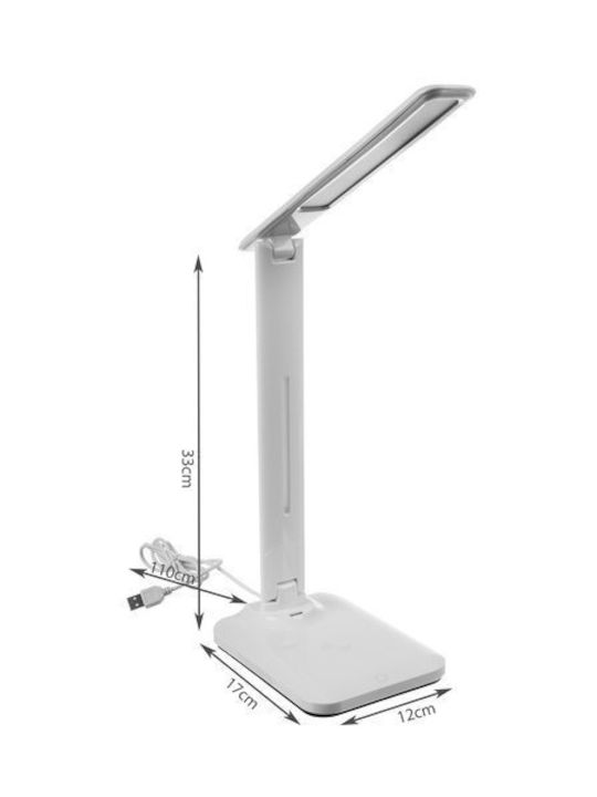 Go Clever LED Lumină de Birou în Culoarea Alb
