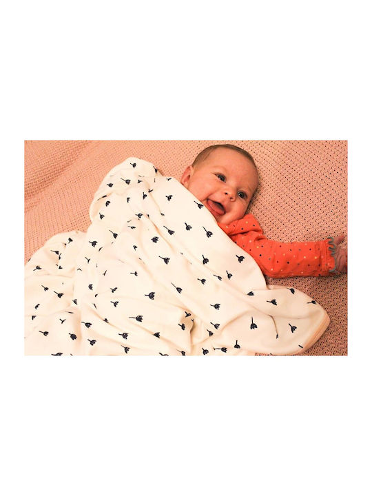Fresk Blanket Nursery Swaddling Blankets Swan Cotton Pink 80x100cm