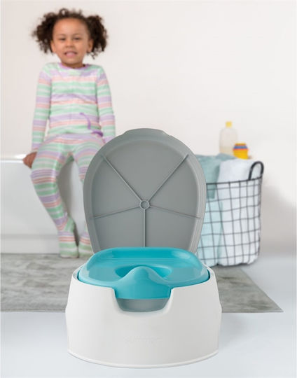 Summer Infant Töpfchen Schüssel Step Up mit Deckel Blau
