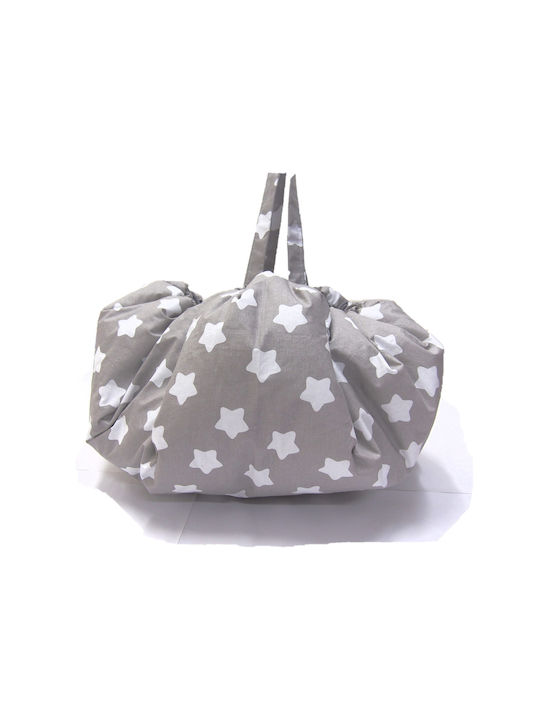 BabyCute Saltea de Joacă pentru Copii din Țesătură Stars Gri 1buc