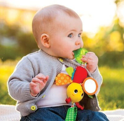 Infantino Butterfly Teething Ring from Fabric for 0 m+