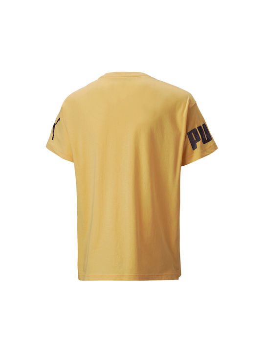 Puma Tricou pentru copii Galben