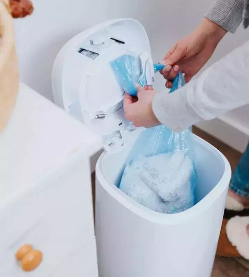 AngelCare Dress Up Diaper Disposal Bin White