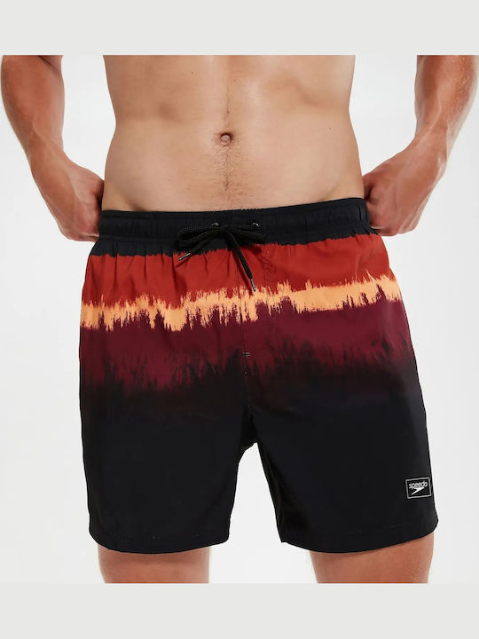 Men's Swimwear Shorts Red Striped