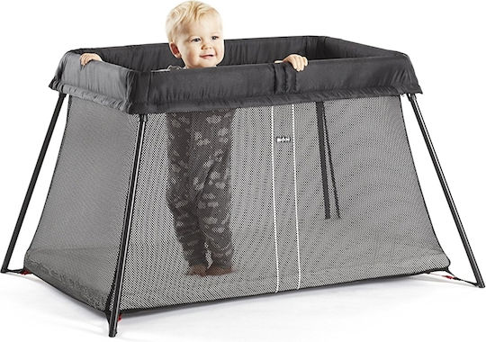 BabyBjorn Travel Crib Light Playpen Black Mesh 112x82cm