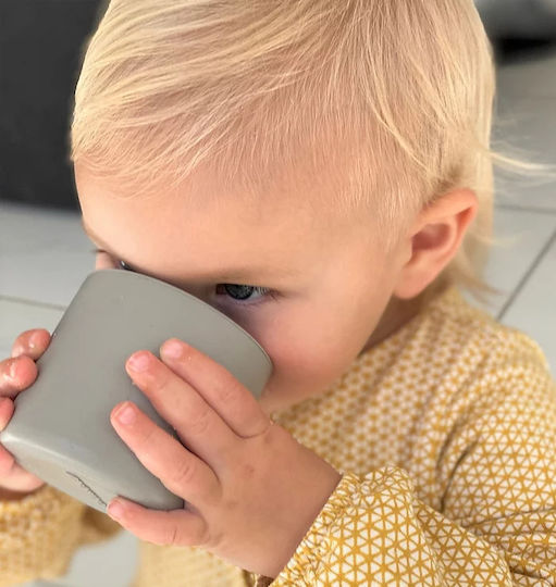Minikoioi Παιδικό Ποτηράκι MiniCup από Πλαστικό Γκρι για 4m+
