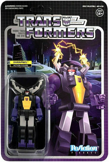 Super7 Transformers: Shrapnel Action Figure height 10cm