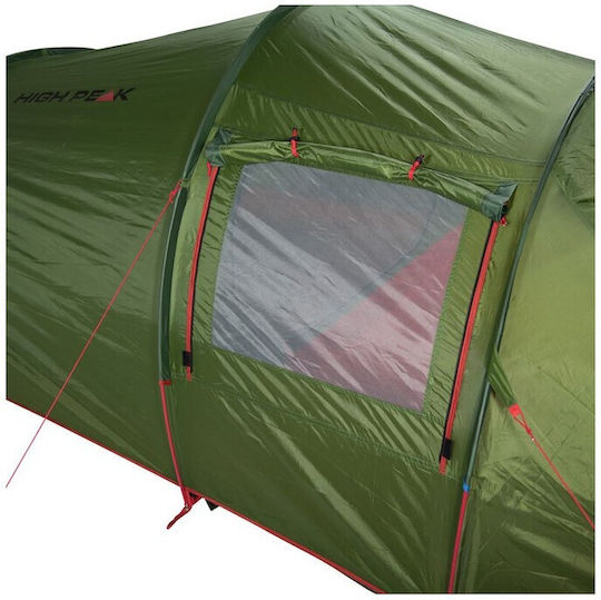High Peak Falcon 3 Σκηνή Camping Τούνελ Ορειβασίας Πράσινη 4 Εποχών για 3 Άτομα Αδιάβροχη 3000mm 400x200x130εκ.