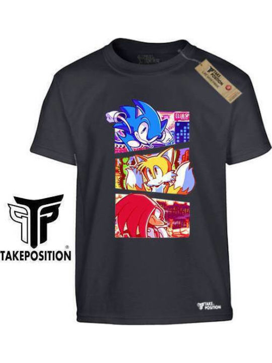 Kinder-T-Shirt Schwarz