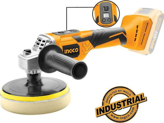Ingco APLI2001 Rotationspolierer Polierer Bürstenlos 20V Solo mit Drehzahlregelung