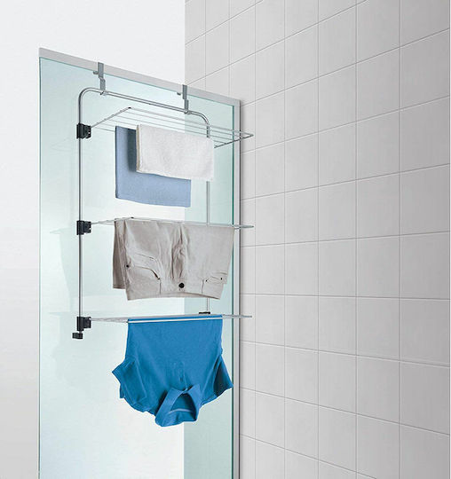 Metaltex Gale Folding Clothes Drying Rack Hanging Metallic with Hanging Length 11m
