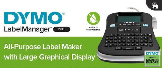 Dymo Dymo 210D Electronic Handheld Label Maker in Black Color