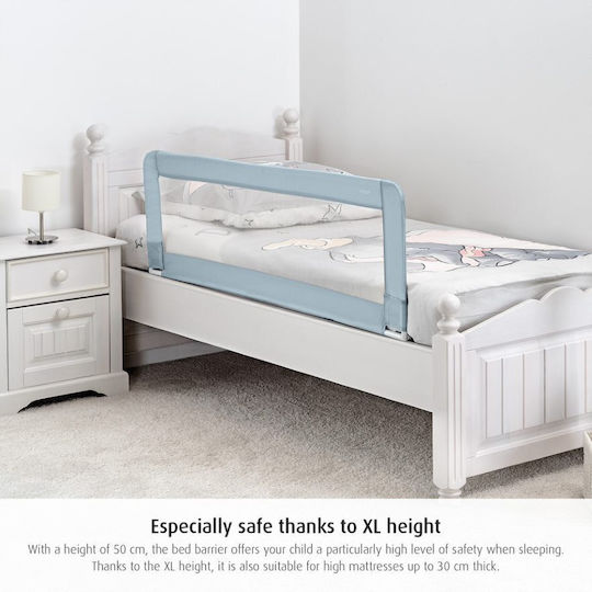 Reer Foldable Bed Rail Guard Simple Placement made of Fabric in Light Blue Color 150εκ. 1pcs
