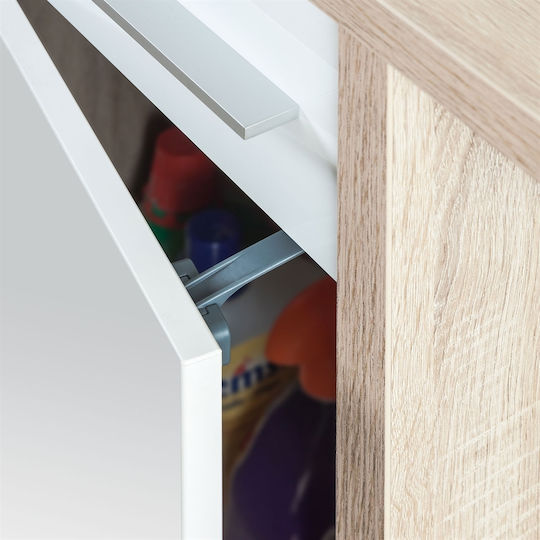 Reer Cabinet & Drawer Lock with Screws, βιδωτό, βιδωτο made of Plastic in Black Color 2pcs