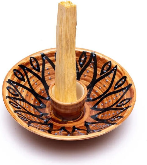 Incense Stick Holder Ceramic Incense Holder in Brown Color for Palo Santo Sticks 2062