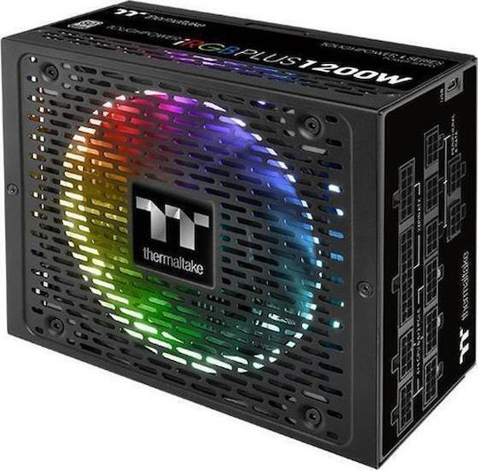 Thermaltake Toughpower iRGB Plus Platinum 1200W Μαύρο Τροφοδοτικό Υπολογιστή Full Modular 80 Plus Platinum