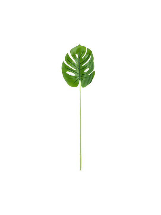 GloboStar Artificial Decorative Branch Monstera Artificial Garden Green 1pcs