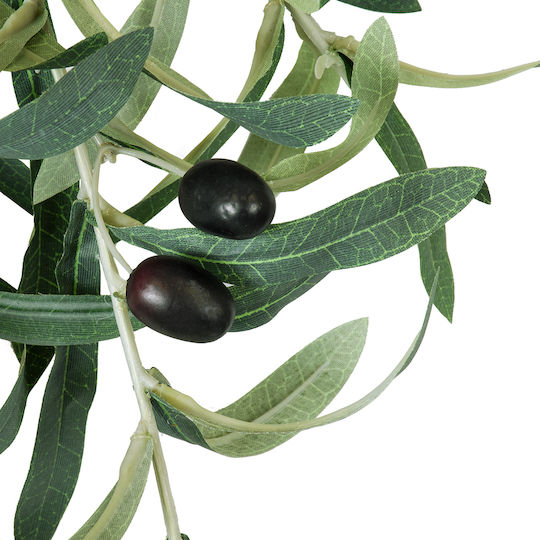 Künstlicher dekorativer Zweig Olive Grün 95cm GloboStar
