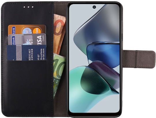 Volte-Tel Allure Magnet Book Δερματίνης Μαύρο (Moto G23)