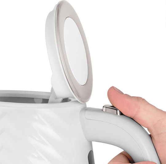 Russell Hobbs Groove Kettle 1.7lt 2400W White
