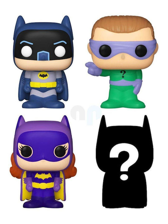 Funko Bitty Pop! Heroes: Batman, The Riddler, Batgirl & Mystery Chase 4τμχ