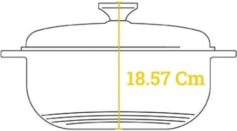 Lodge Βαθιά Κατσαρόλα από Μαντέμι 5.68lt / 34cm