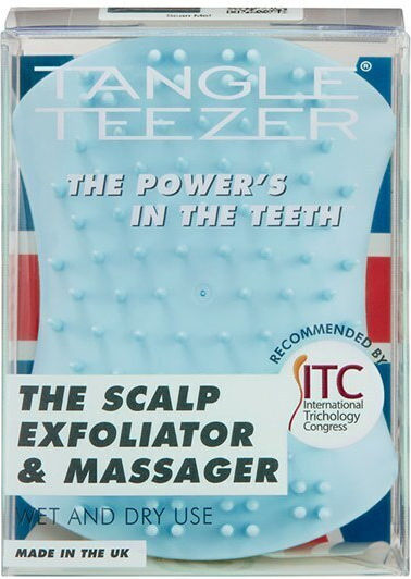 Tangle Teezer Exfoliant și Maseur Pentru Scalp Maseur Pentru Scalp Albastru Deschis