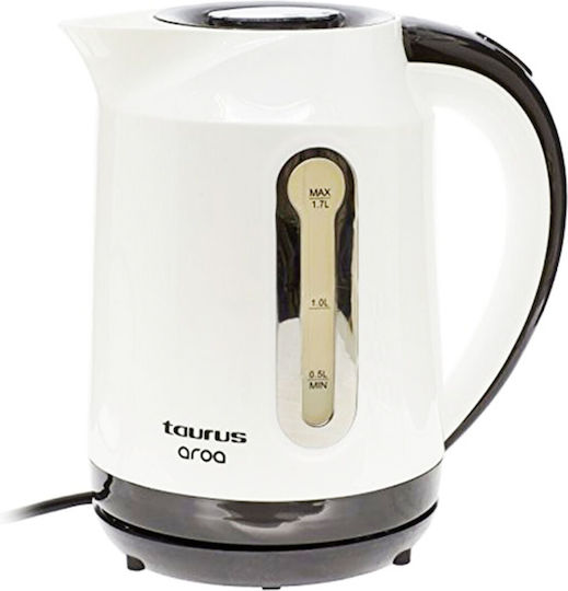 Taurus Aroa Βραστήρας 1.7lt 2200W Λευκός