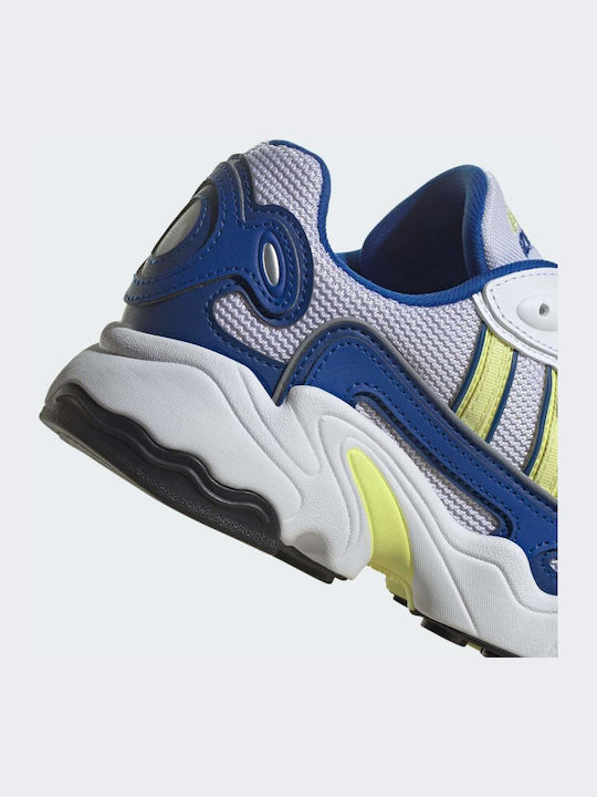 Ozweego Чънки Маратонки Cloud White / Pulse Yellow / Royal Blue