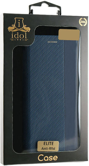 Idol 1991 Elite Anti-RFID Buchen Sie Synthetisches Leder Blau (TCL 405)