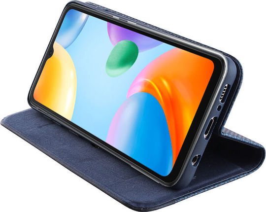 Idol 1991 Elite Anti-RFID Book Synthetic Leather / Silicone Blue (Xiaomi Redmi 10C, Redmi 10 Power)