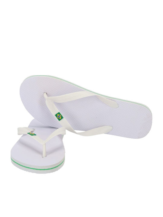 Παιδικές Σαγιονάρες Flip Flops Λευκές