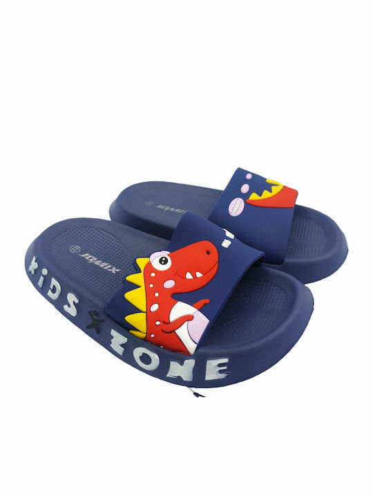 Kids' Slides Navy Blue