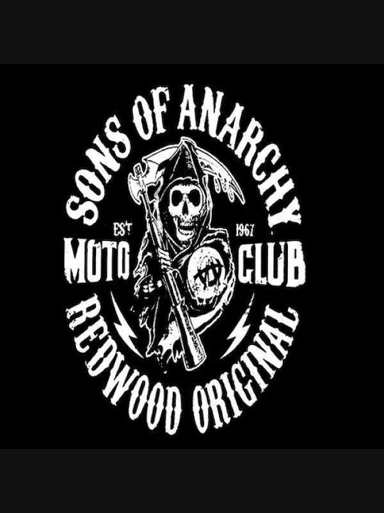 Takeposition Γυναικεία Μπλούζα Sons of Anarchy σε Μαύρο χρώμα